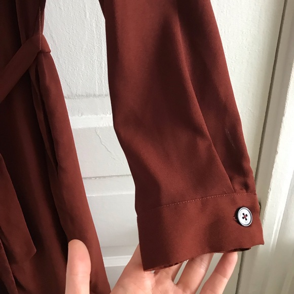 FRANK AND OAK | Long sleeve belted shirt dress - Picture 5 of 9